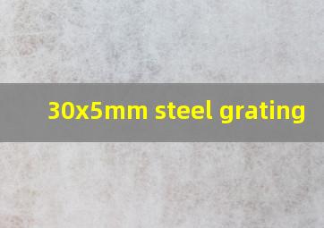  30x5mm steel grating